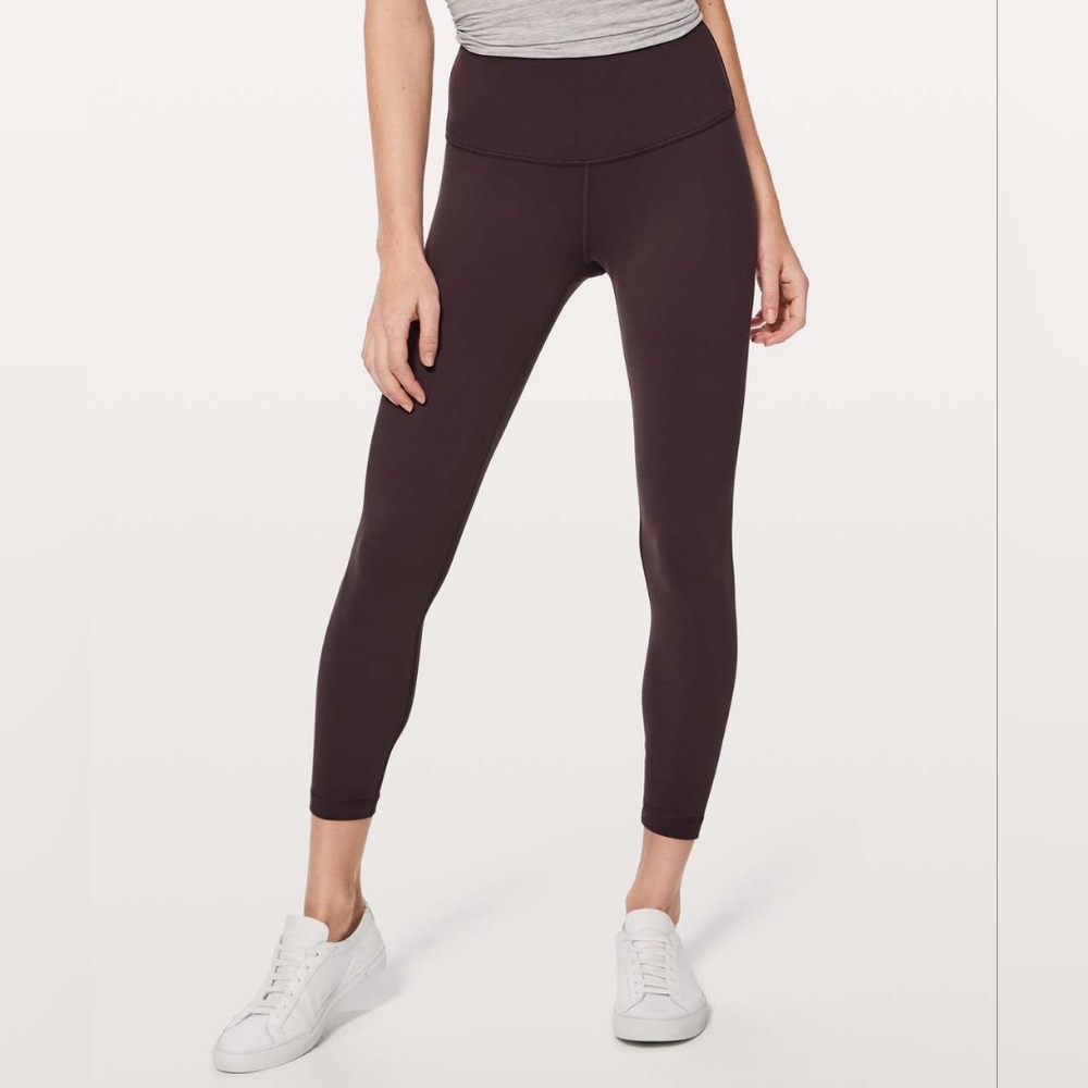 Lululemon Wunder Under High-Rise 7/8 Tight *Full-On Luon *25" Vintage Grape